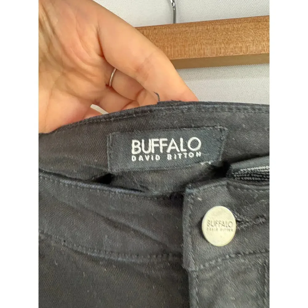 Women’s Buffalo David Bitton Size 6/28 Black Skinny Jeans - Picture 5 of 7